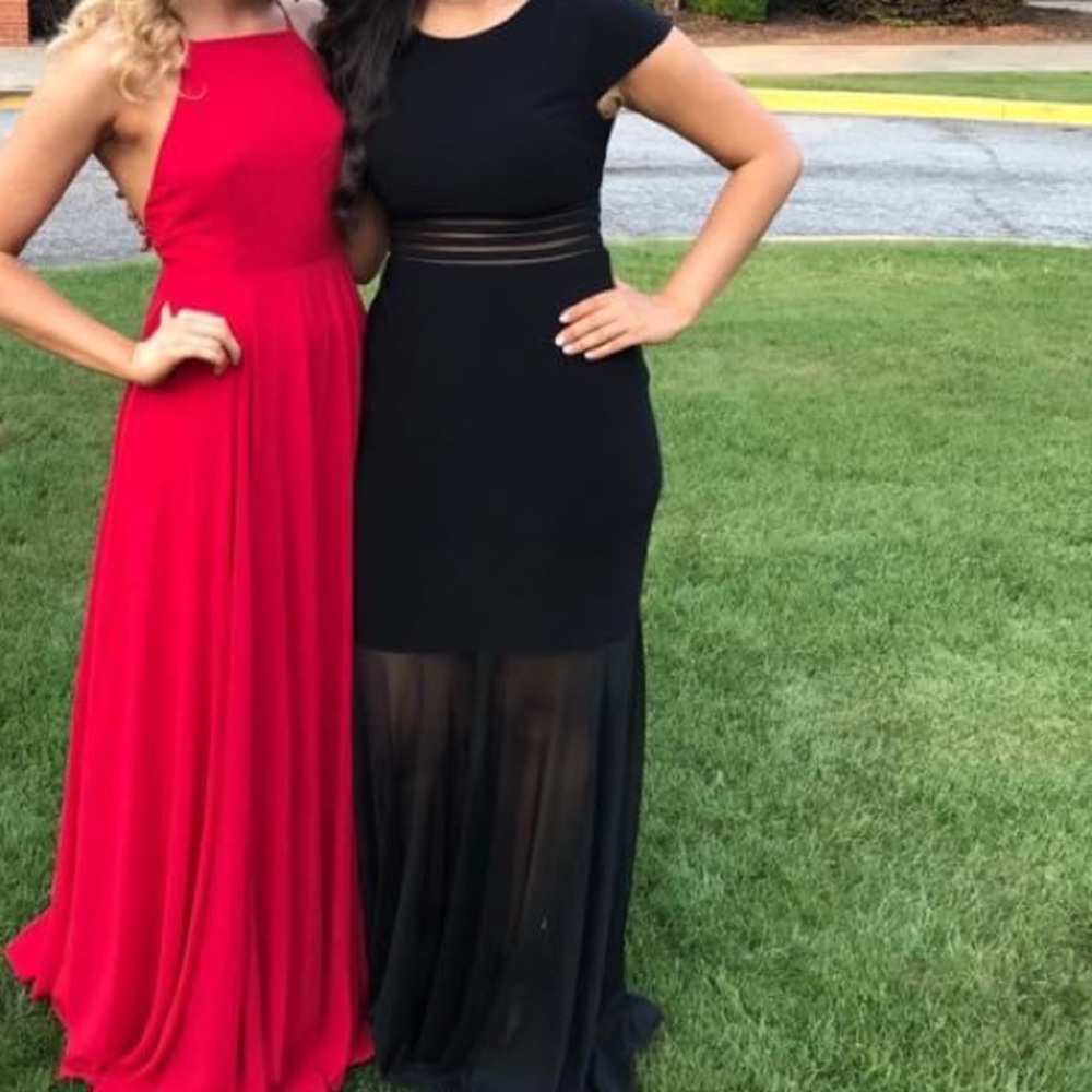 Beautiful Black cap sleeve dress